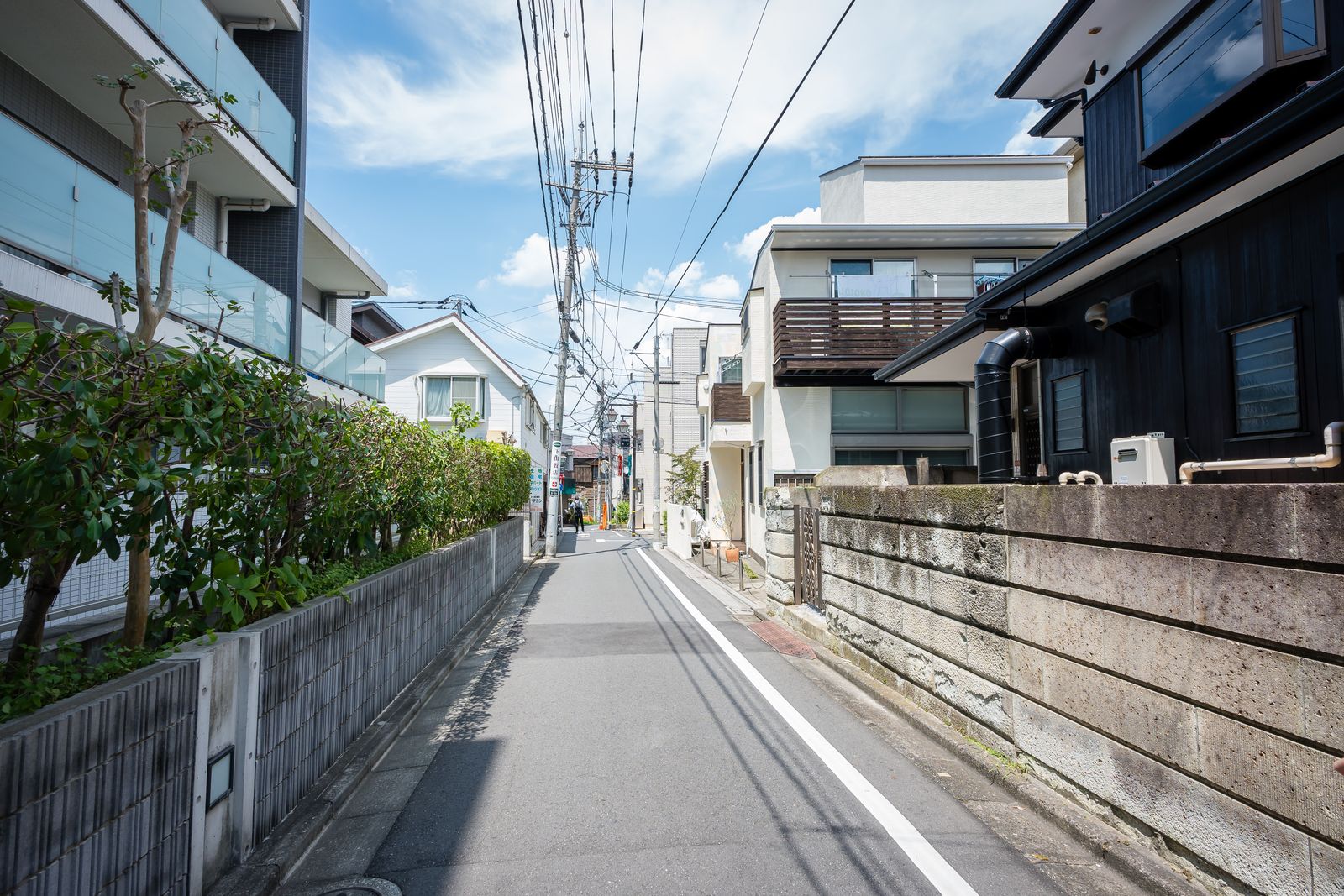 モダンな住宅街